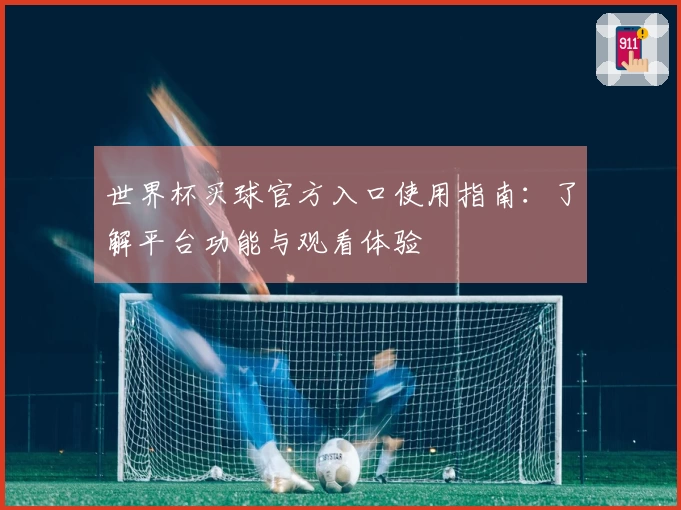 世界杯买球官方入口使用指南：了解平台功能与观看体验