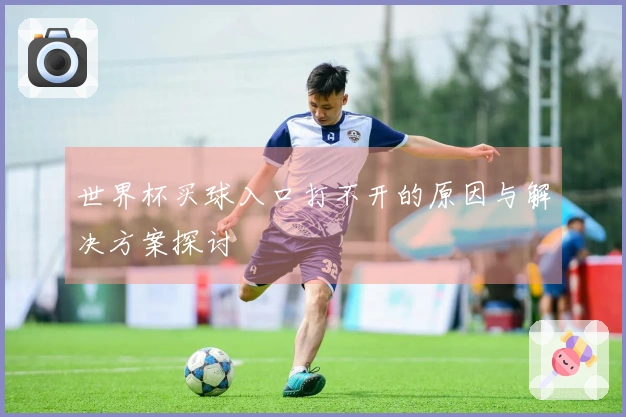 世界杯买球入口打不开的原因与解决方案探讨